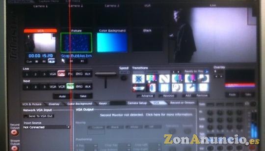 TRICASTER Mezclador de video en vivo estudio tv